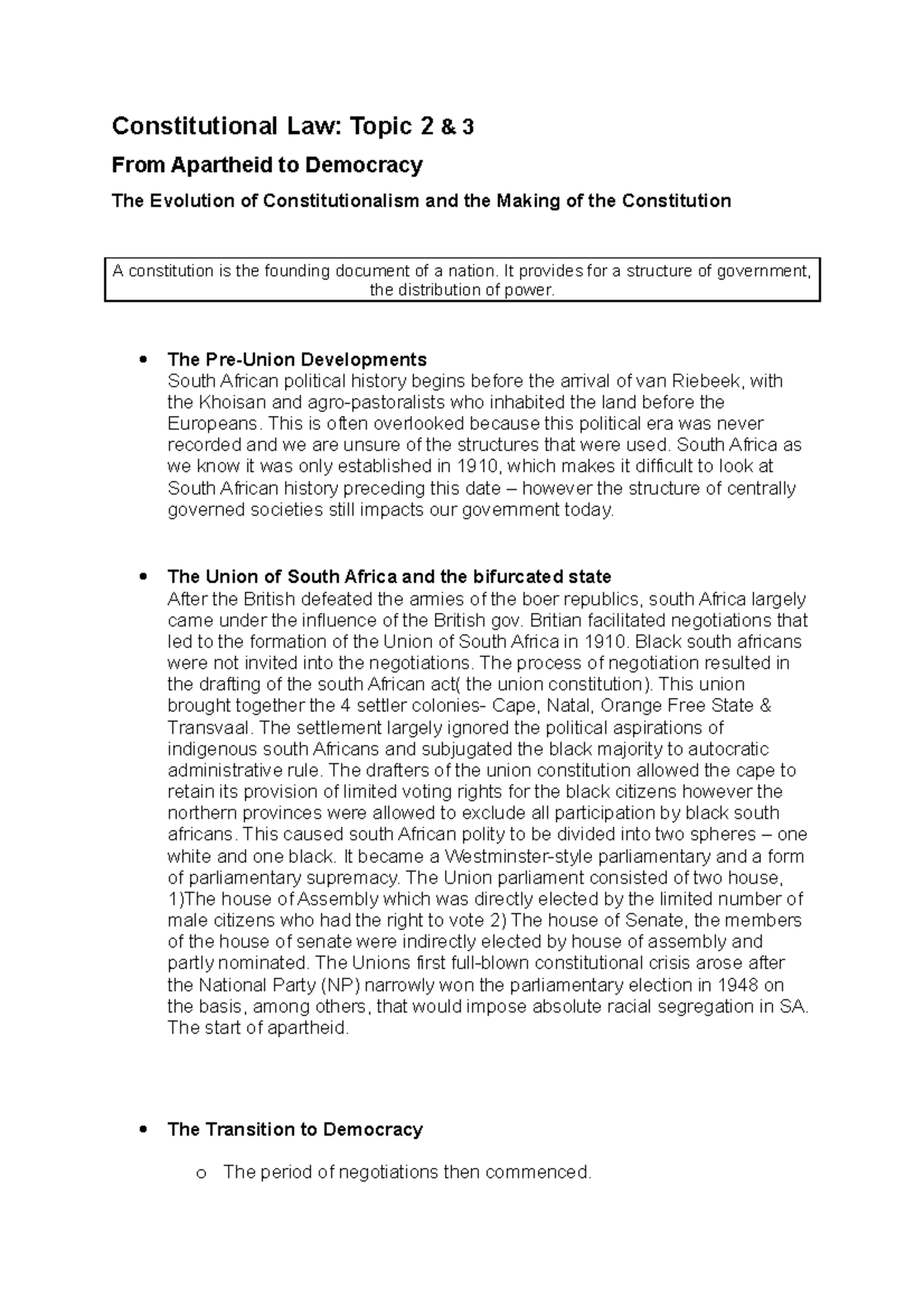 topics for research paper on constitutional law