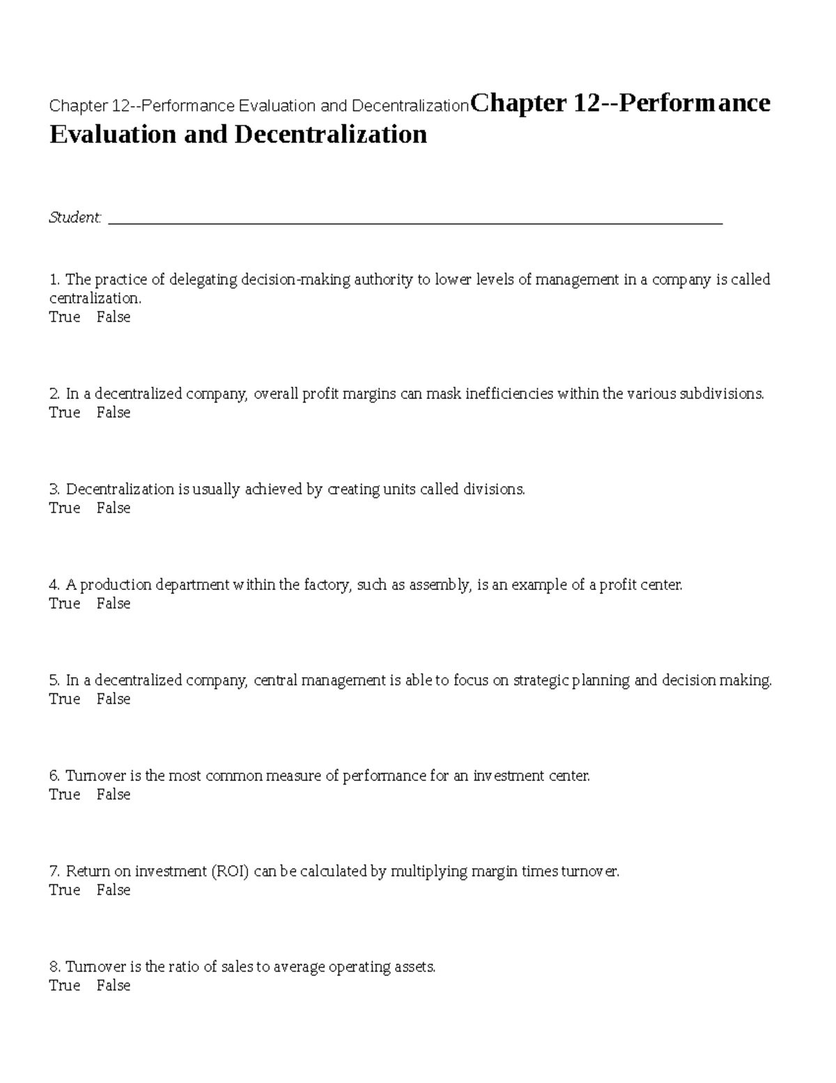 Chapter 12 Performance Eva - Chapter 12-Performance Evaluation and ...