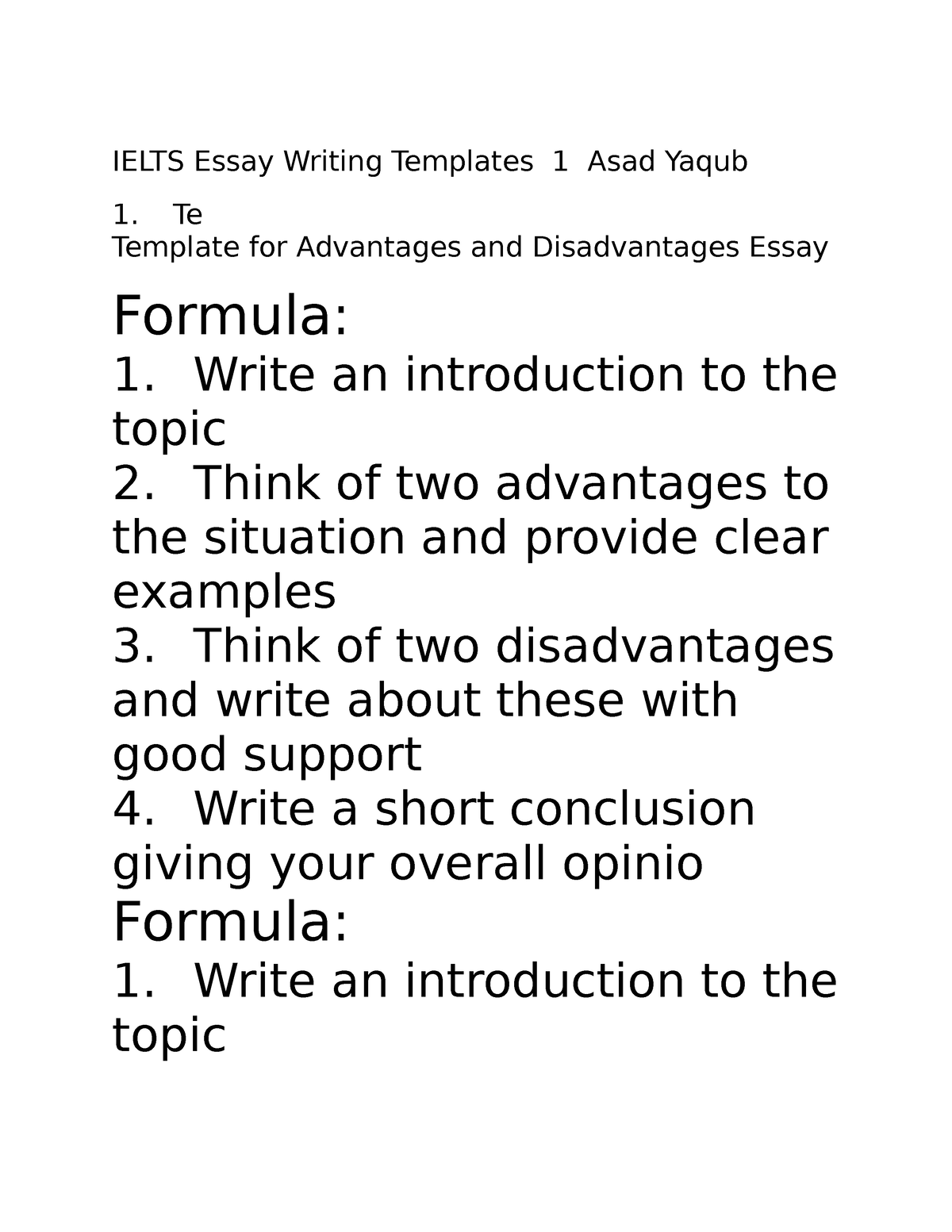 essay writing templates for ielts