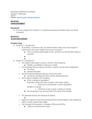 MATH63 11722 sk - Math 63 elementary statistics - Audio Name: MATH63 ...