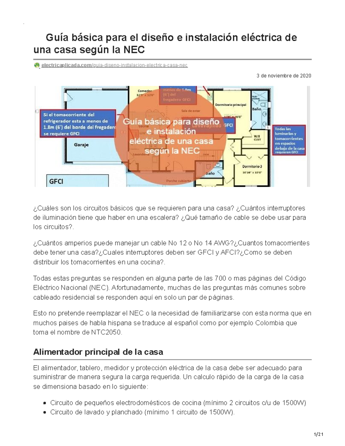 Electricaplicada.com-Guía básica para el diseño e instalación eléctrica ...