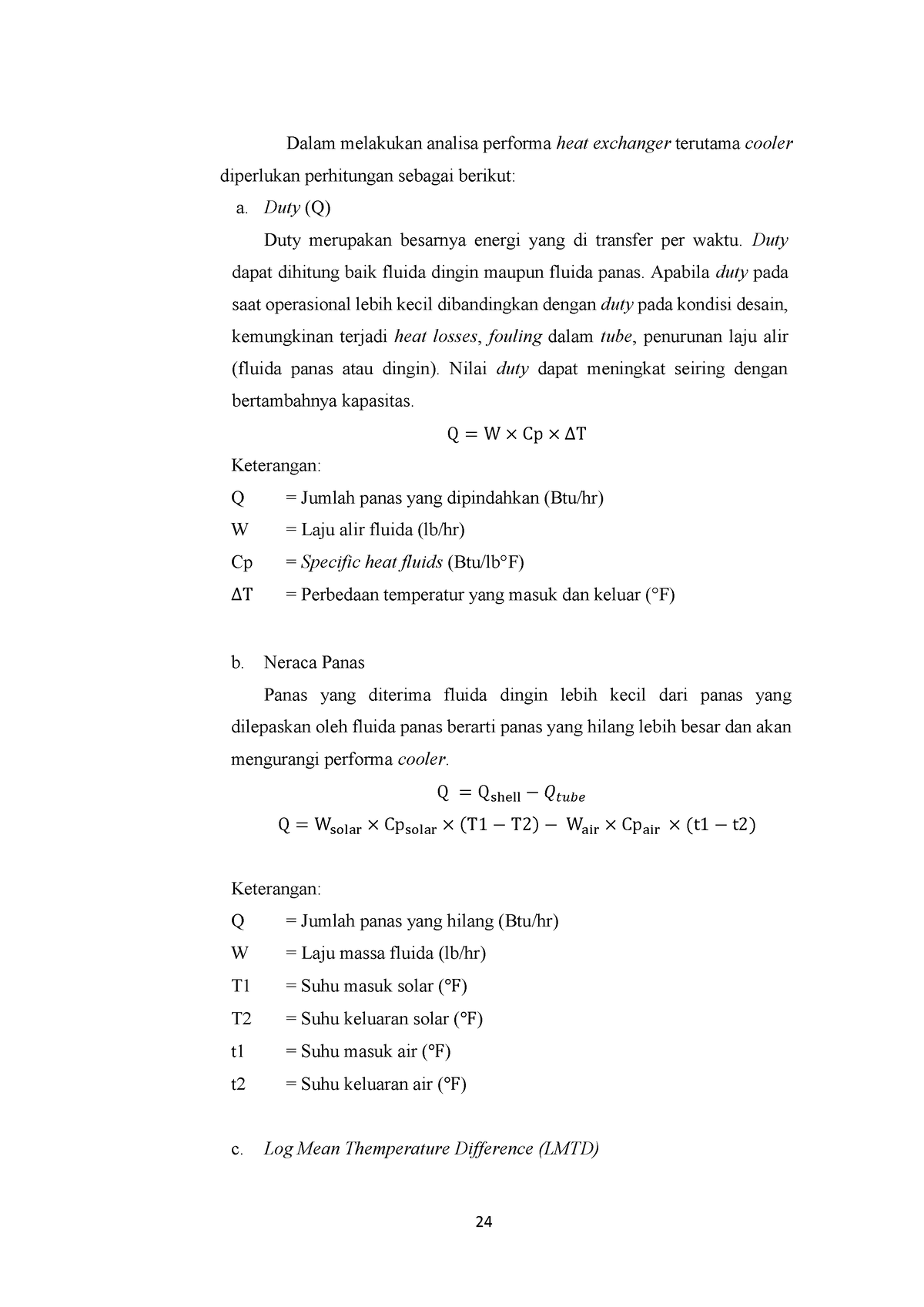 Evaluasi Fouling Factor-4 - Dalam Melakukan Analisa Performa Heat ...