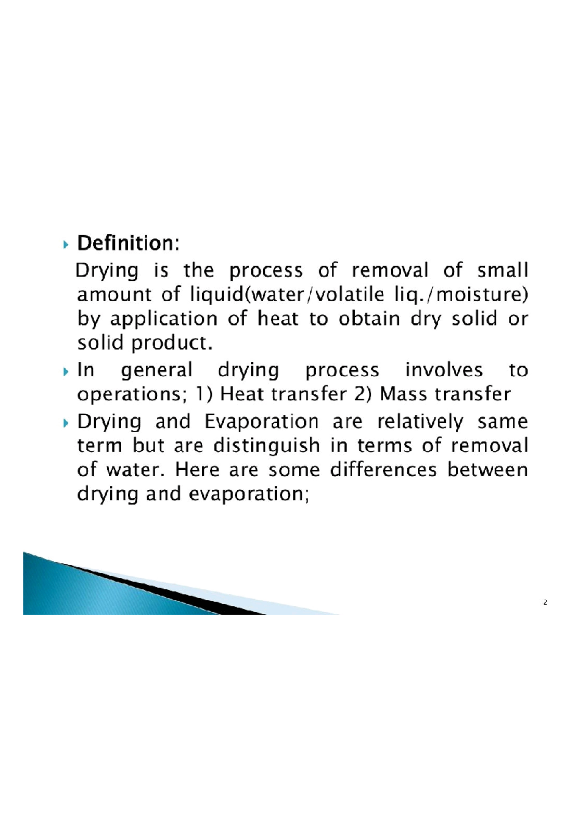 Drying unit 3 pharmaceutical enginnering sem 3 part 1 Pharmacy