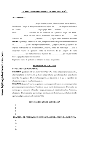 426636434 Se Interpone Recurso de Amparo Por Toque de Queda en Honduras ...