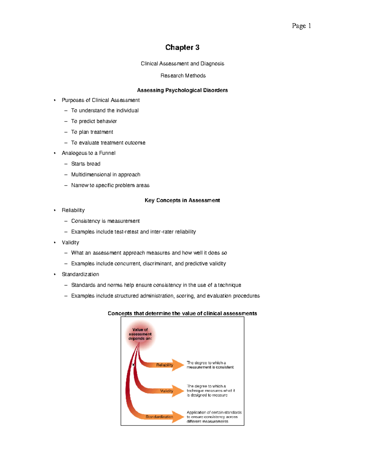 333Lecture 3 - abnormal psychological notes - Chapter 3 Clinical ...