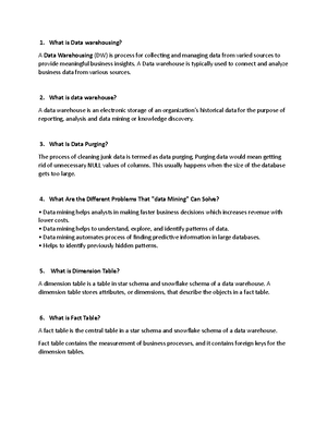 1 qna - questions and answers for module 1. - Module 1: Exercise ...