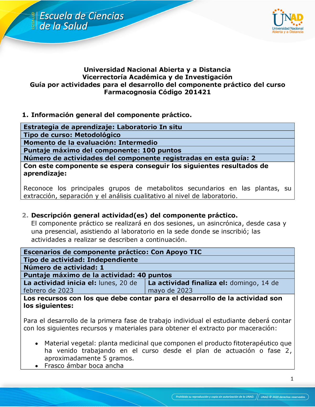 Guía Para El Desarrollo Del Componente Práctico - Unidad 2, 3 - Fase 5 ...