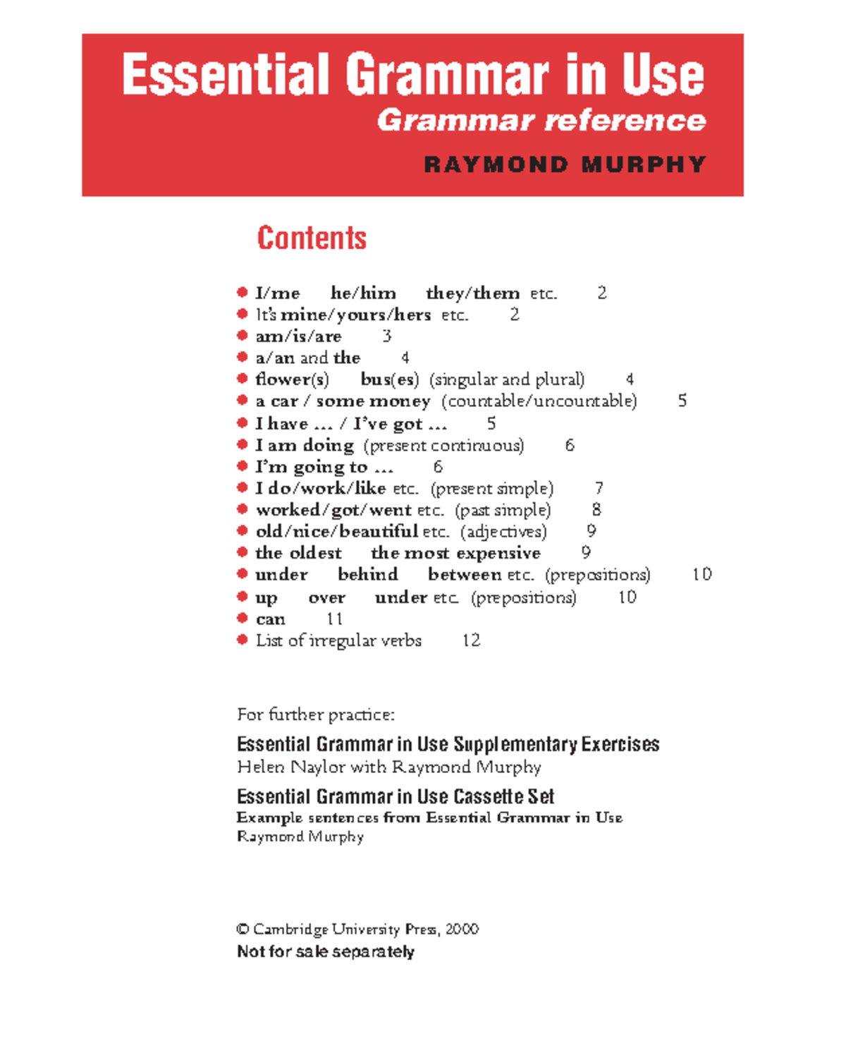 4 Essential Grammar in Use - Grammar Reference - Essential Grammar in ...