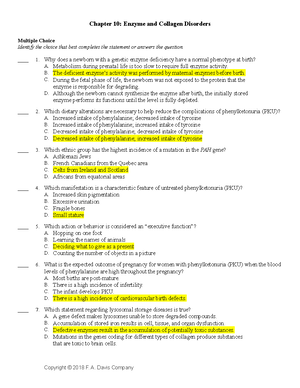 Genetic And Genomic Testing - Practice Questions - CH16 - Chapter 16 ...