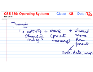 CSE330Project 2Summer - CSE 330 - Operating Systems Summer 2020 Project ...