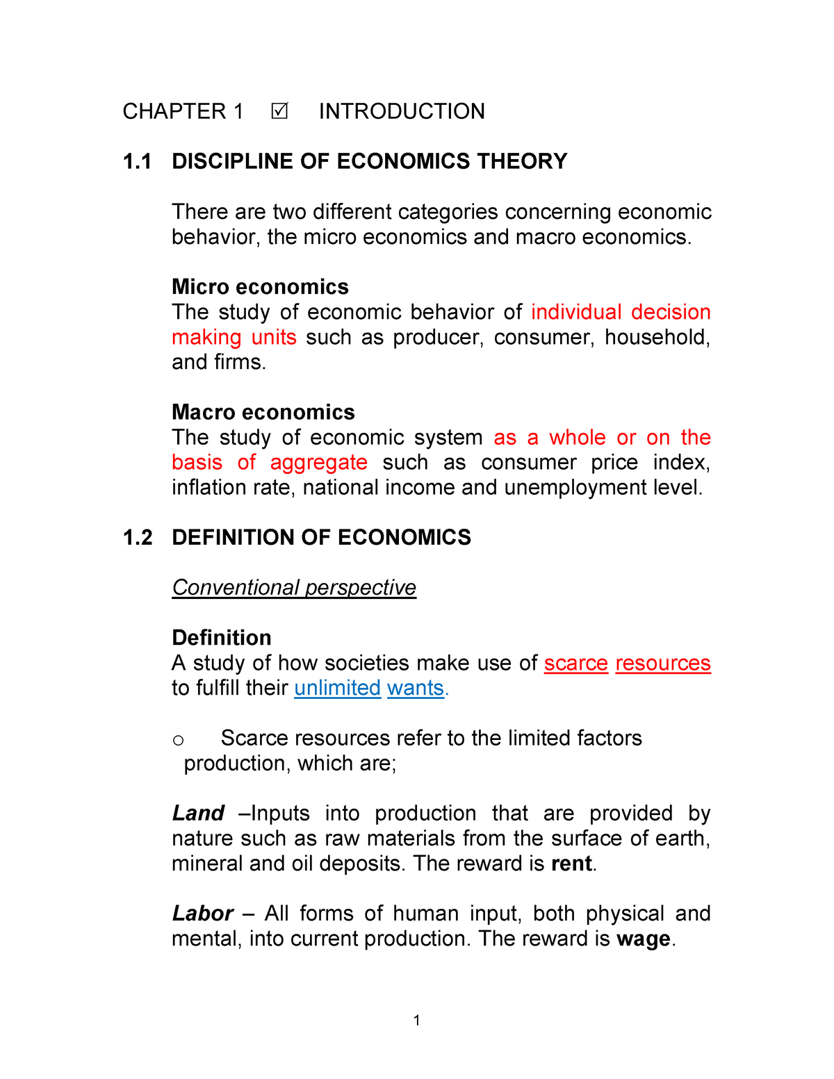 Chapter 1 - Introduction - CHAPTER 1 INTRODUCTION 1 DISCIPLINE OF ...