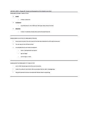 peds Lecture 1 part 3 - LECTURE 1. PART 3. Chapter 30: Atraumatic Care ...