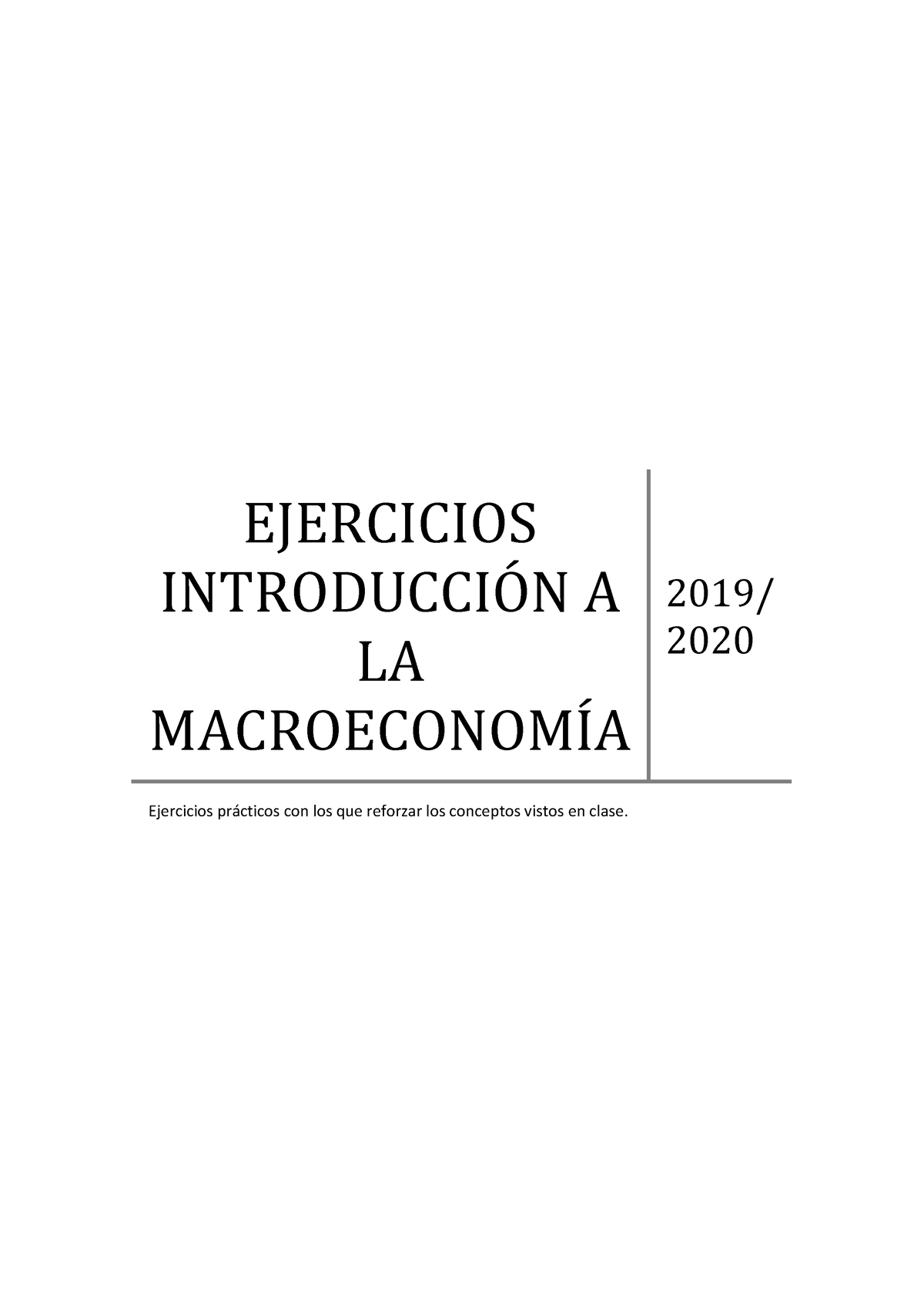 Ejercicios Intro A La Macro - EJERCICIOS INTRODUCCIÓN A LA ...