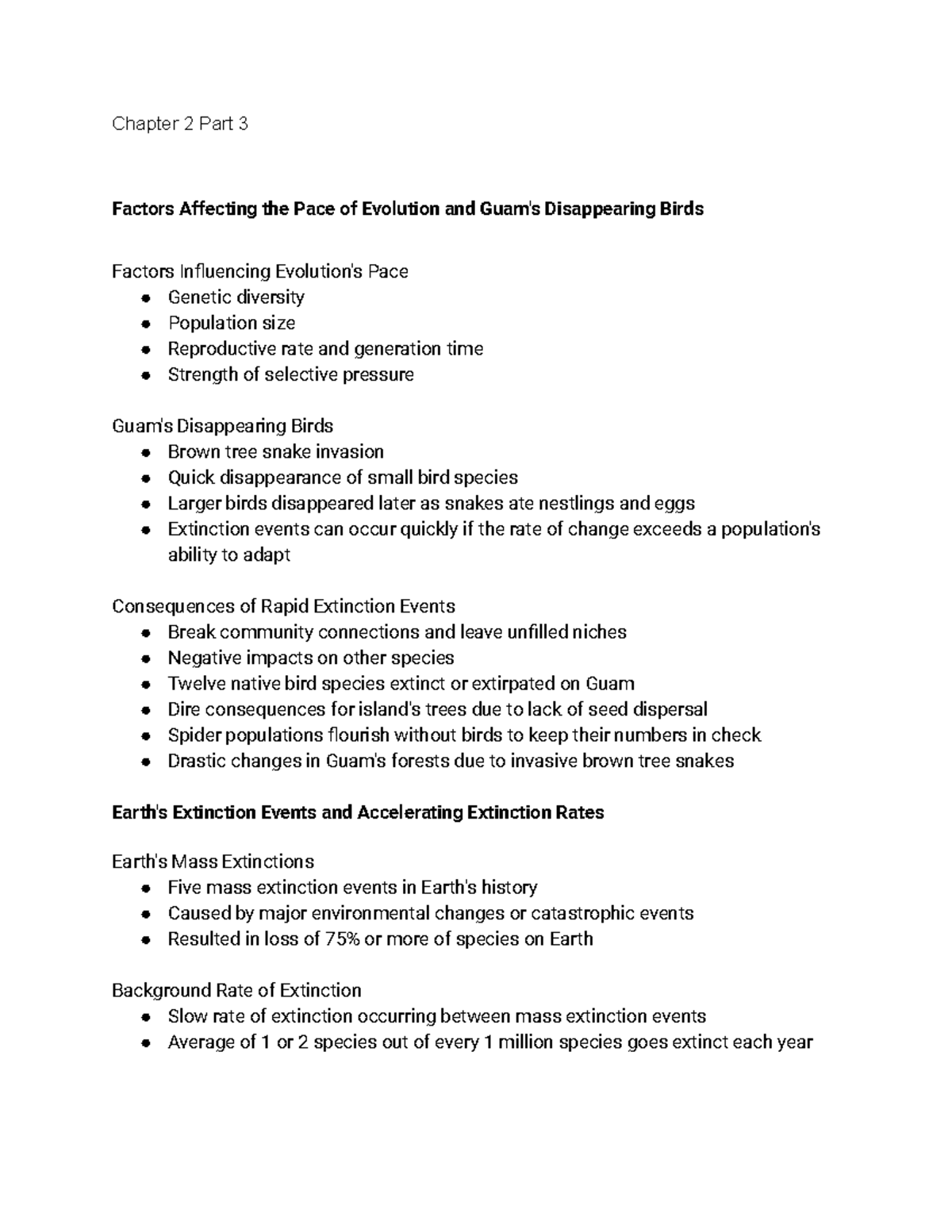Enviromental Science 1021- Chapter 2 part 3 - Chapter 2 Part 3 Factors ...