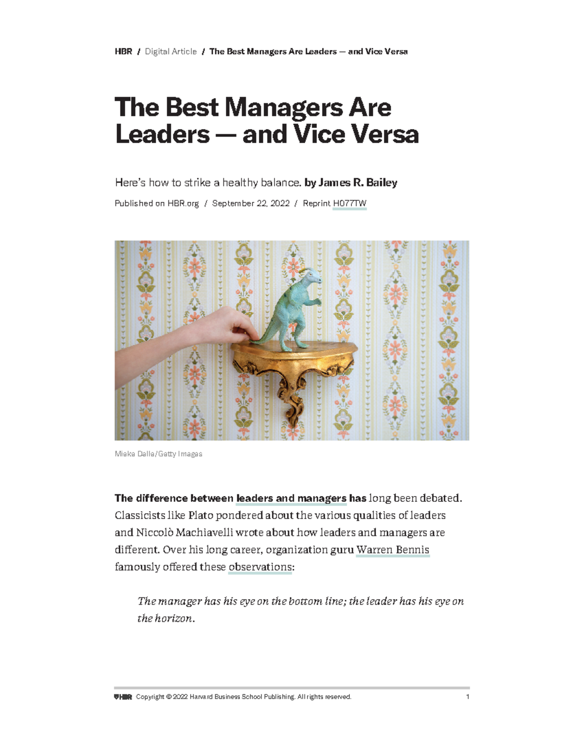 The Best Managers are Leaders – And Vice Versa - The Best Managers Are ...