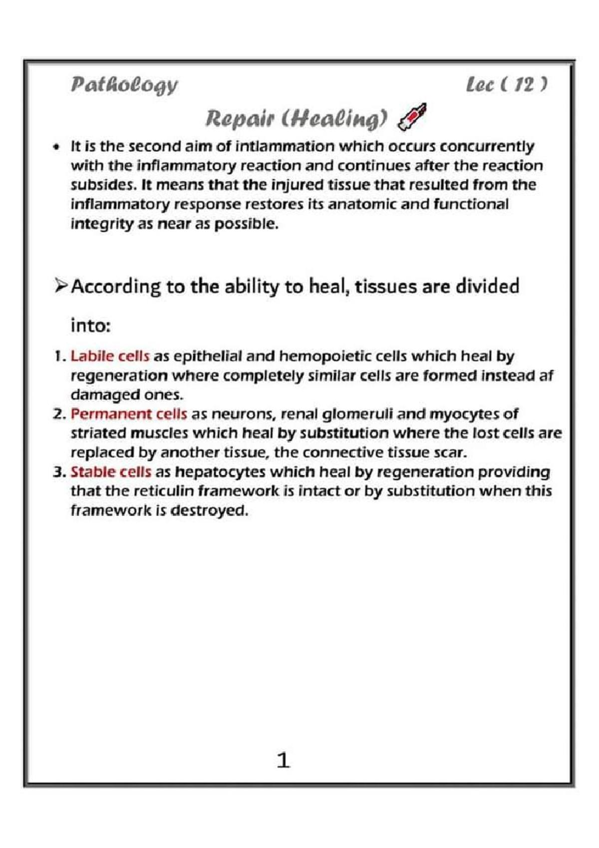 Lec.12 Patho Source - Pathology - Studocu