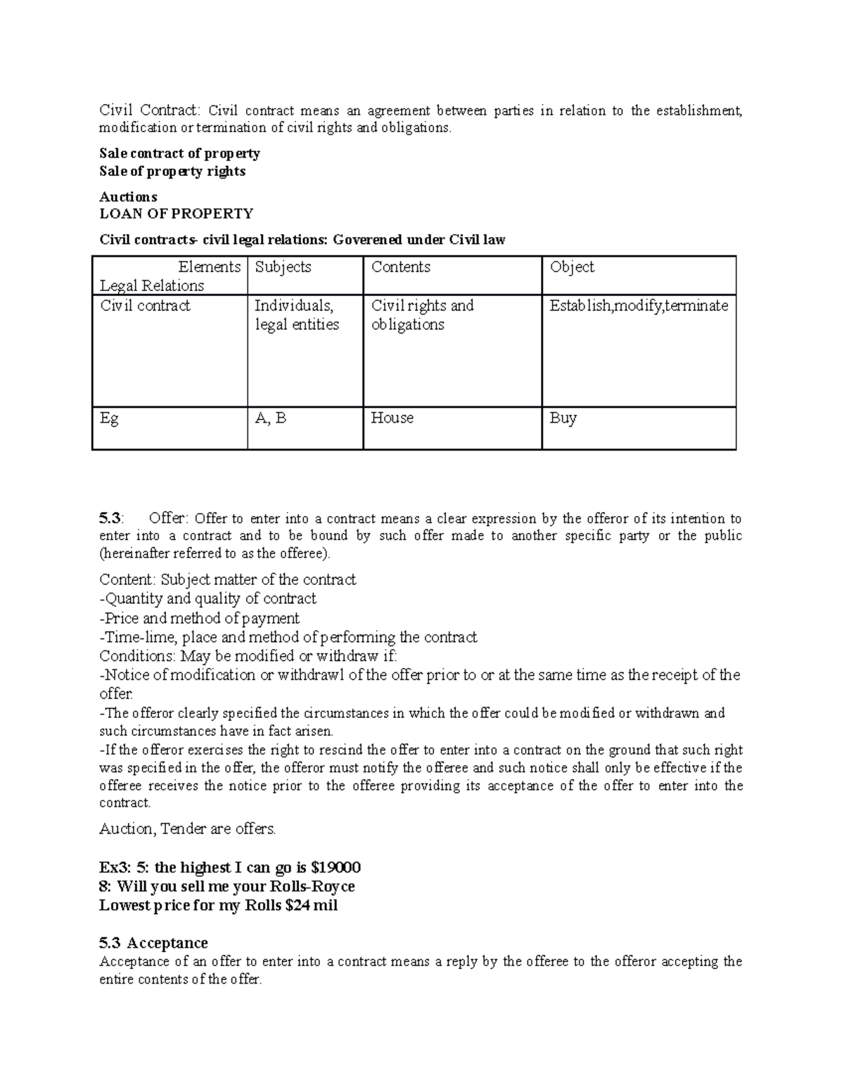 Session14 dành cho pháp luật bla bla Civil Contract Civil contract