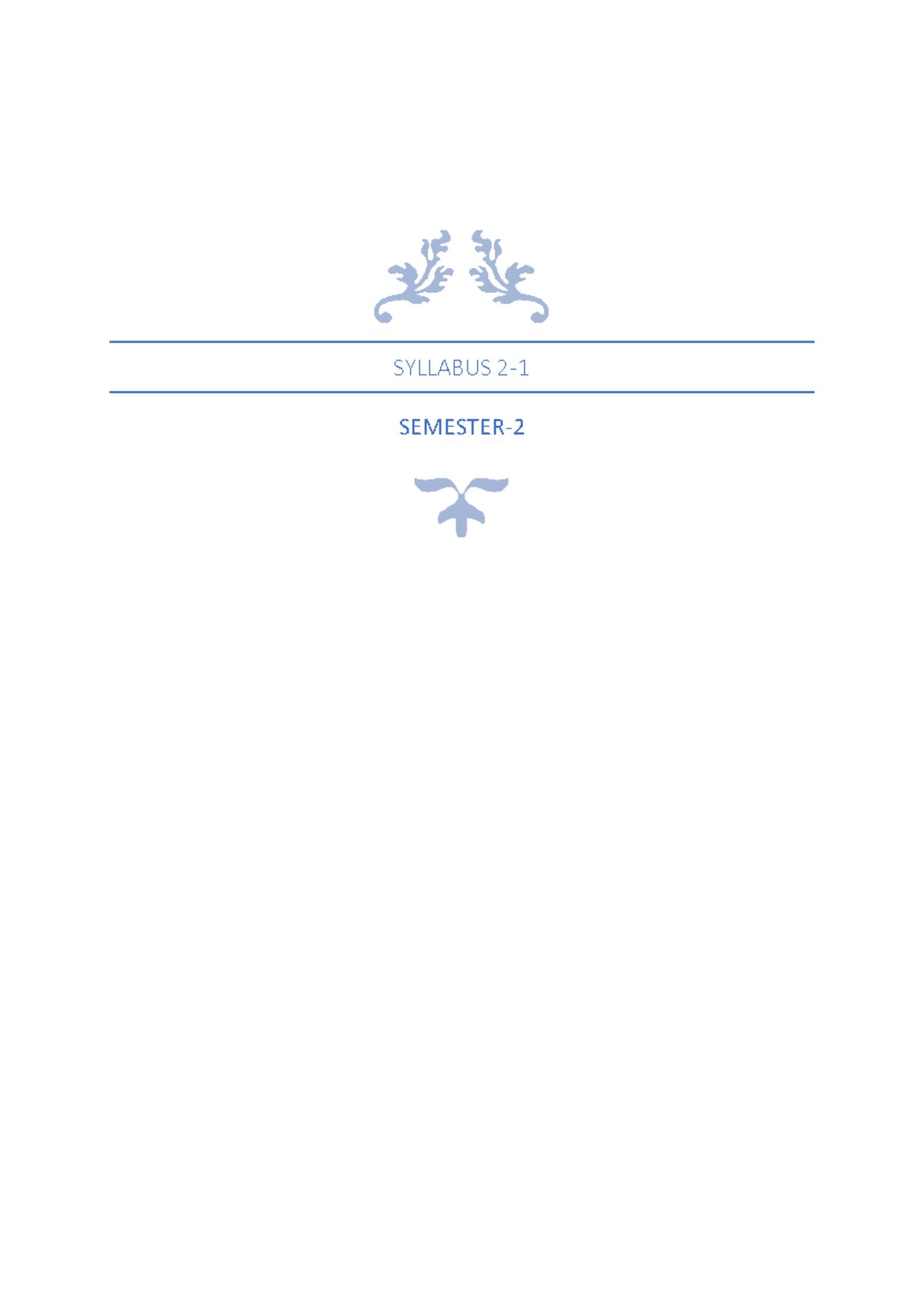 2-1 Course Structure-1 - SYLLABUS 2- SEMESTER- MATHEMATICAL FOUNDATIONS ...