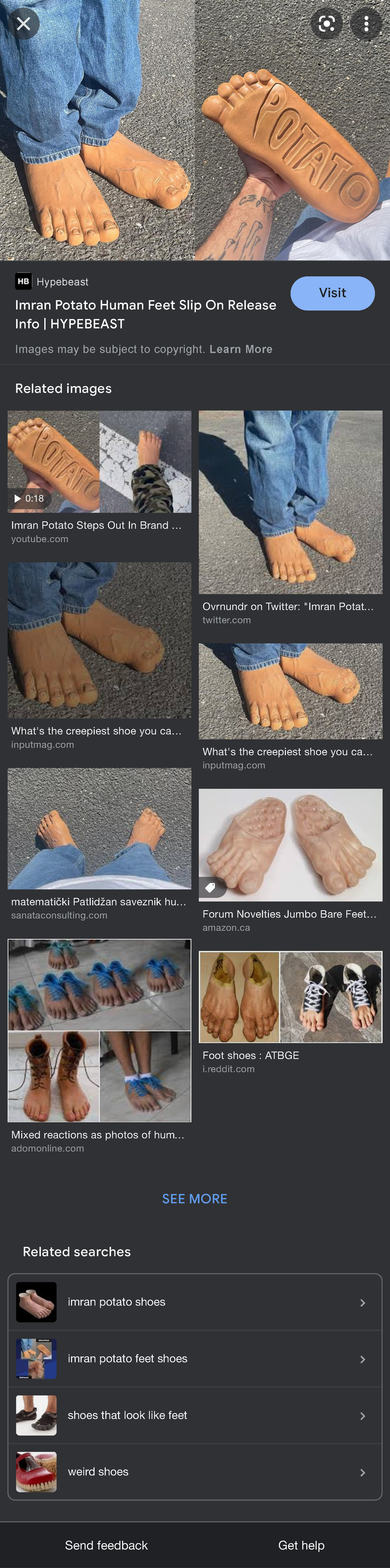 imran potato shoes