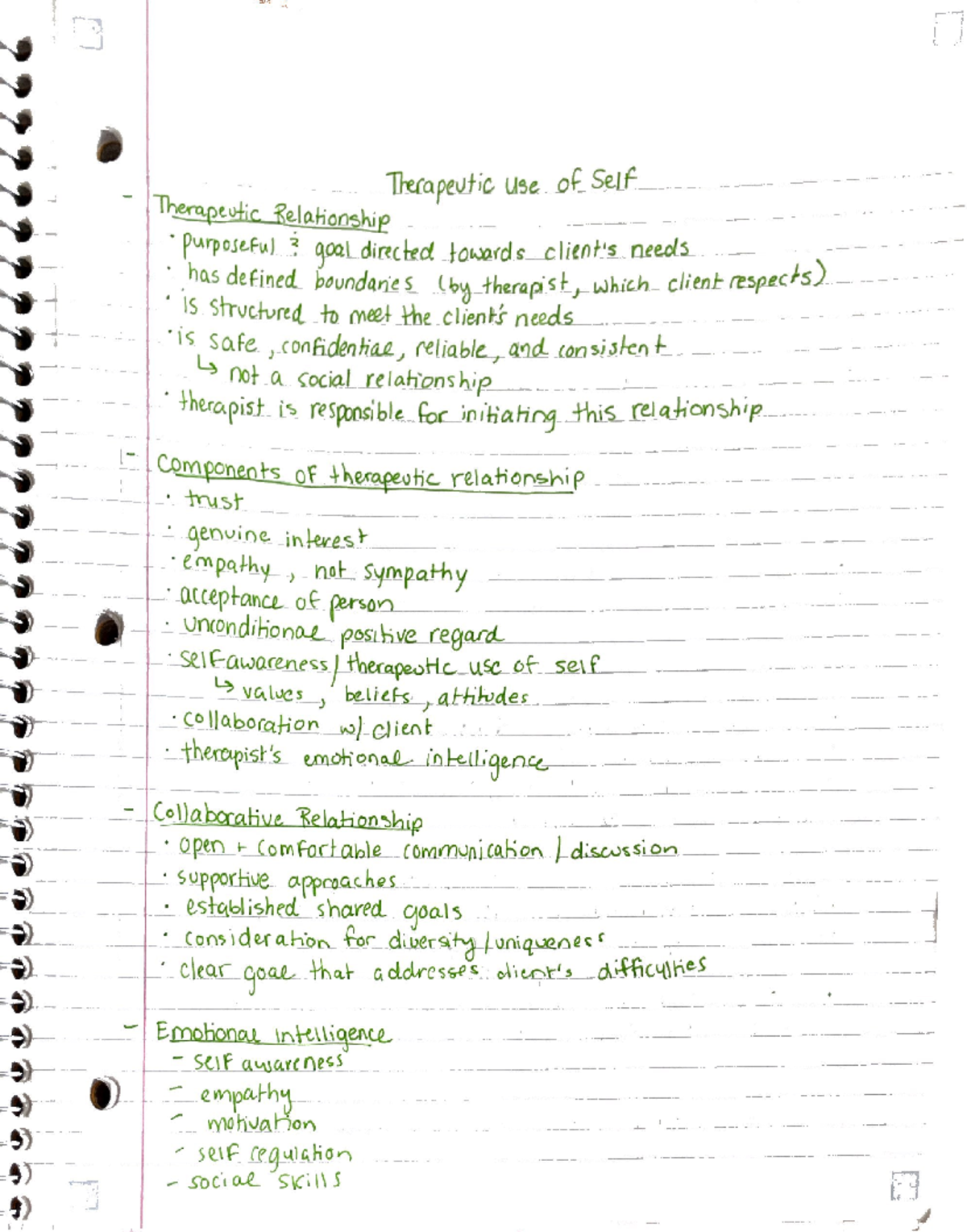 Therapeutic use of self occt 518 studocu