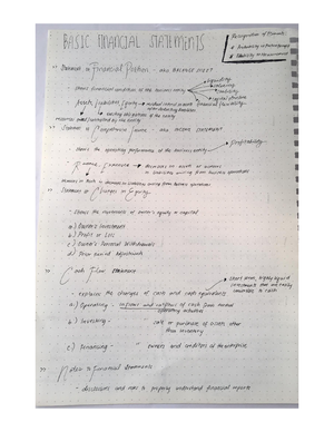 Lecture Notes Accounting Source Documents - Conceptual Framework and ...