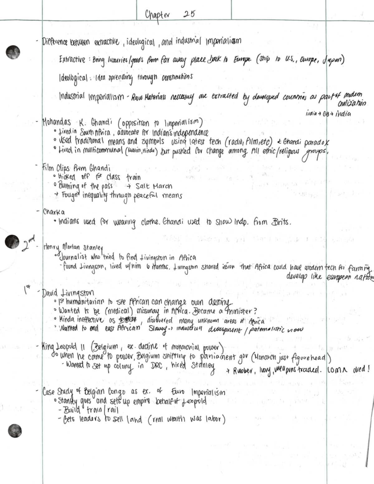 HIST 202 Exam 3 Guide (Chapter 25-28) - HIST 202 - Studocu