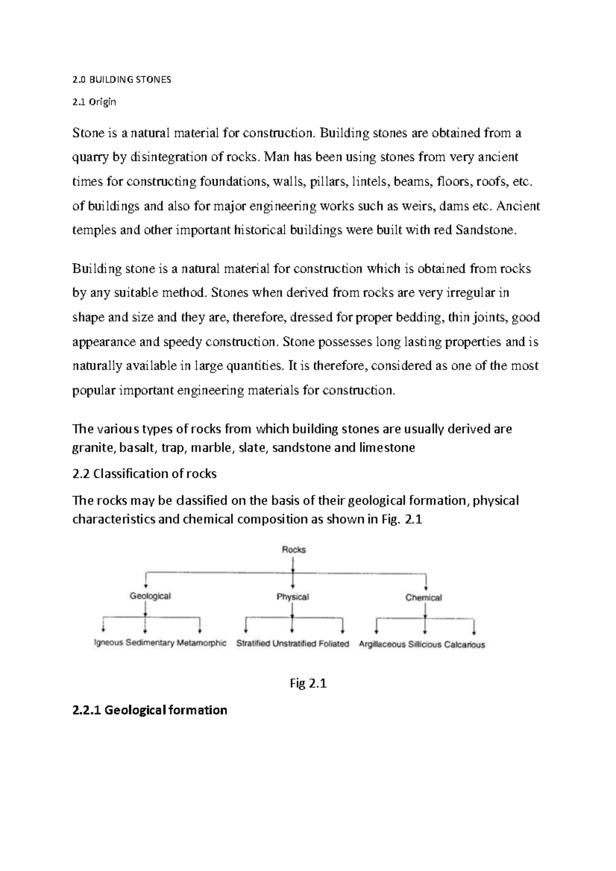 Pdf File - CLEAR - 2 BUILDING STONES 2 Origin Stone is a natural ...