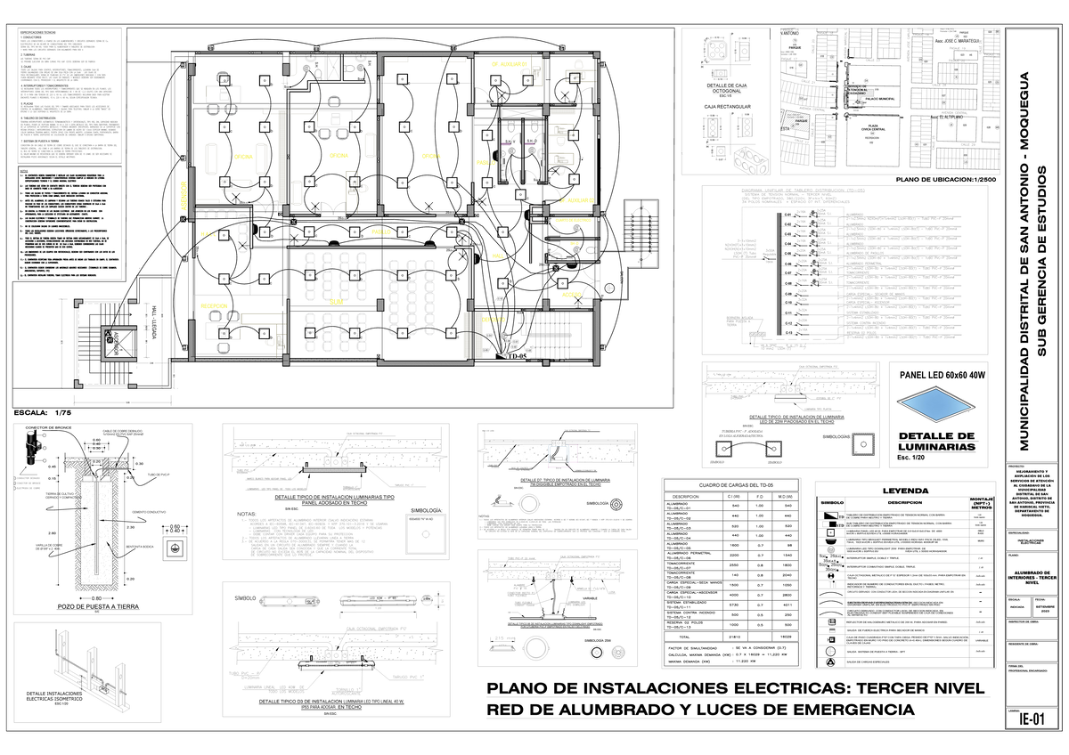 Plano IE,3ER Nivel-Layout 1 - Asoc. JOSE C. MARIATEGUI CIVICA CENTRAL ...