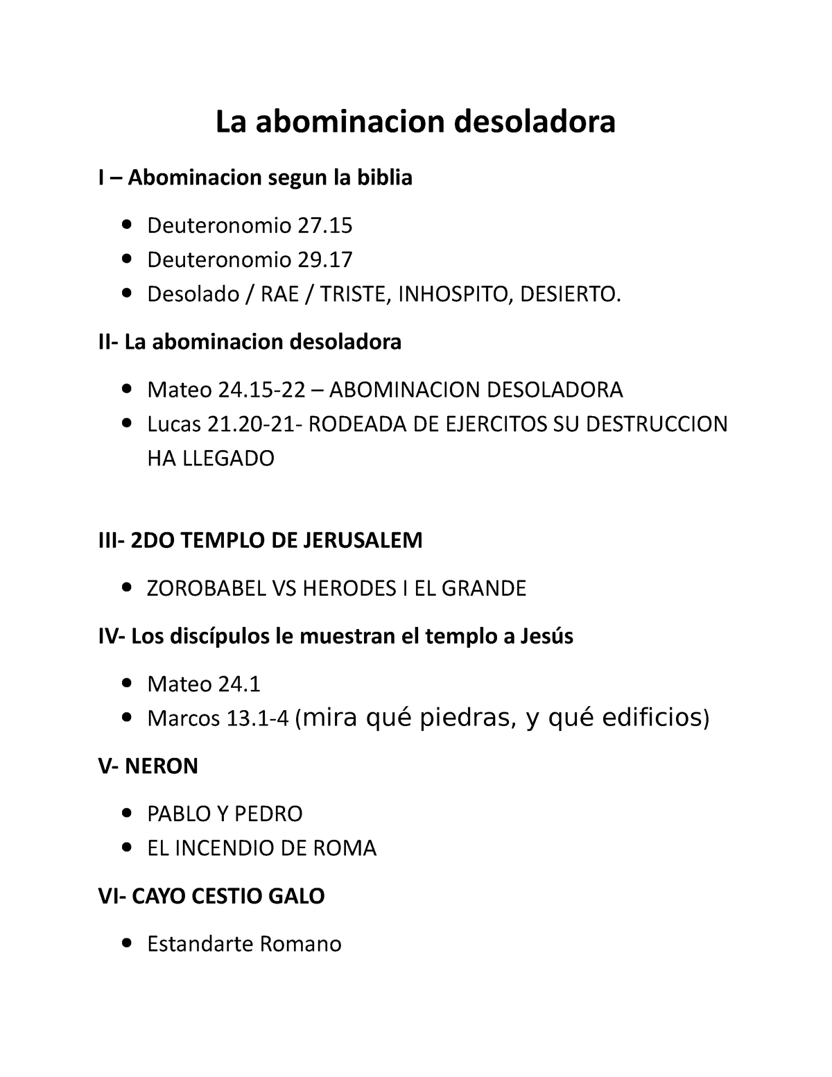 La abominacion desoladora - Deuteronomio 29. Desolado / RAE / TRISTE ...