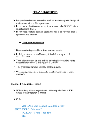 CS305-M4-Ktunotes - NOTES - KTU 1 MPMC 8255 Programmable peripheral ...