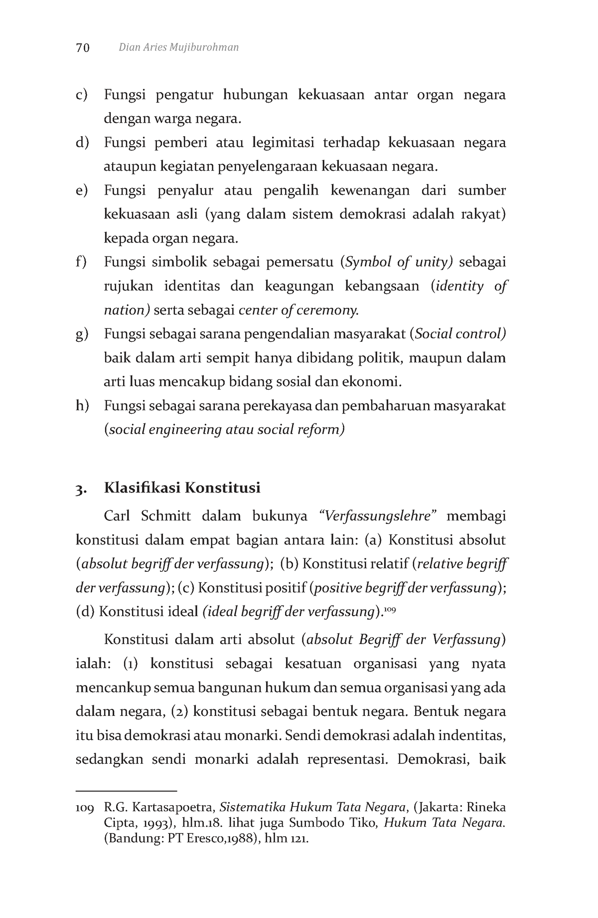 Pengantar Hukum Tata Negara 78 - 70 Dian Aries Mujiburohman C) Fungsi ...