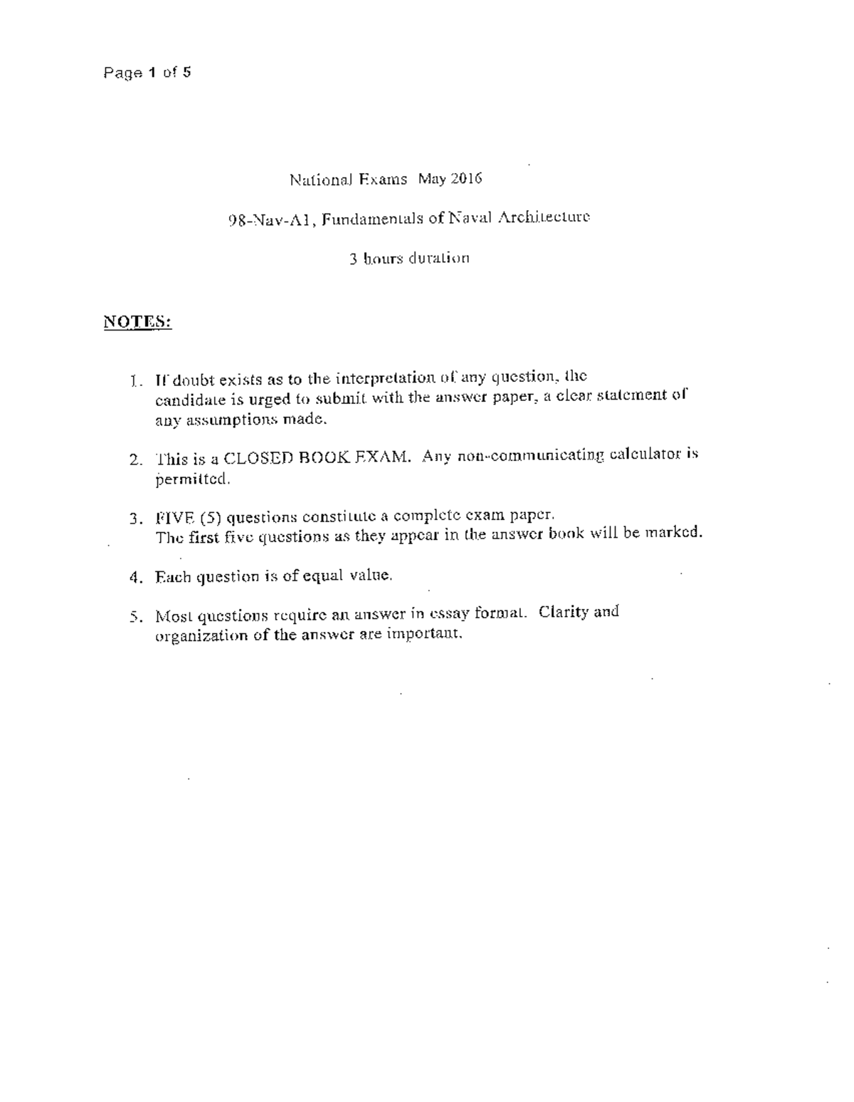 2016-2019 98-Nav-A1-merged - Page 1 of 5 NationalExams May 2016 98 ...