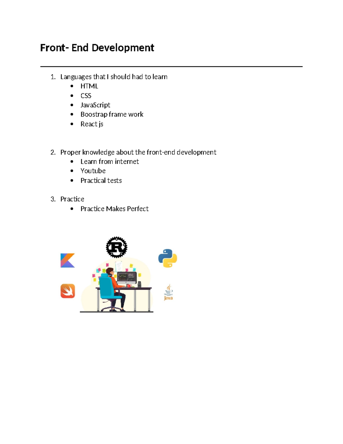 Front - end development - HND in Computing - Front- End Development 1 ...