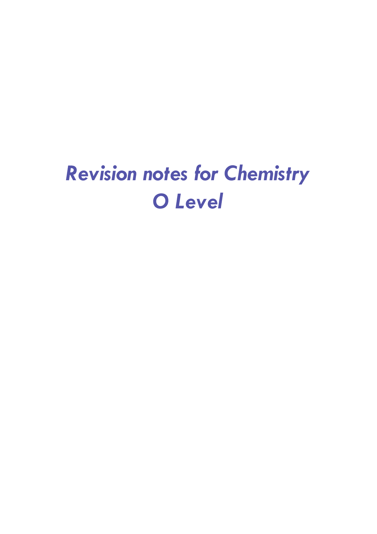 revision-notes-for-chemistry-o-level-revision-notes-for-chemistry-o