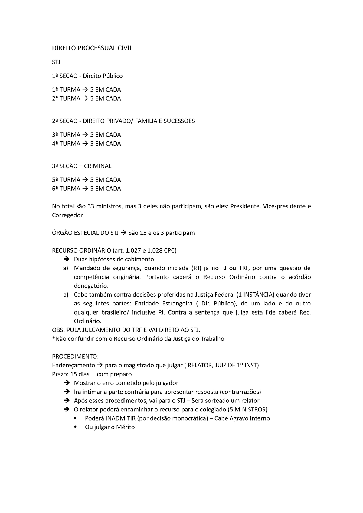 Direito Processual Civil 2 - DIREITO PROCESSUAL CIVIL STJ 1ª SEÇÃO ...