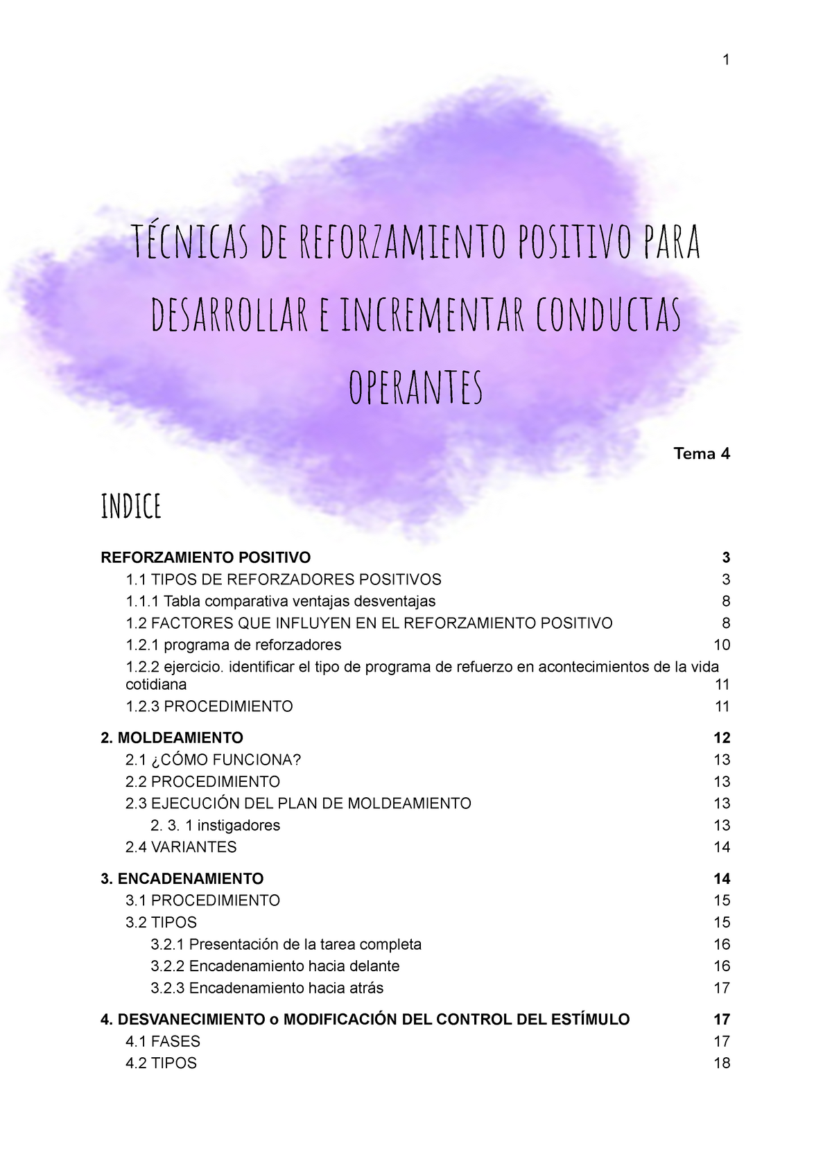 Tema Tecnicas Para Aumentar Las Conductas T Cnicas De Reforzamiento Positivo Para