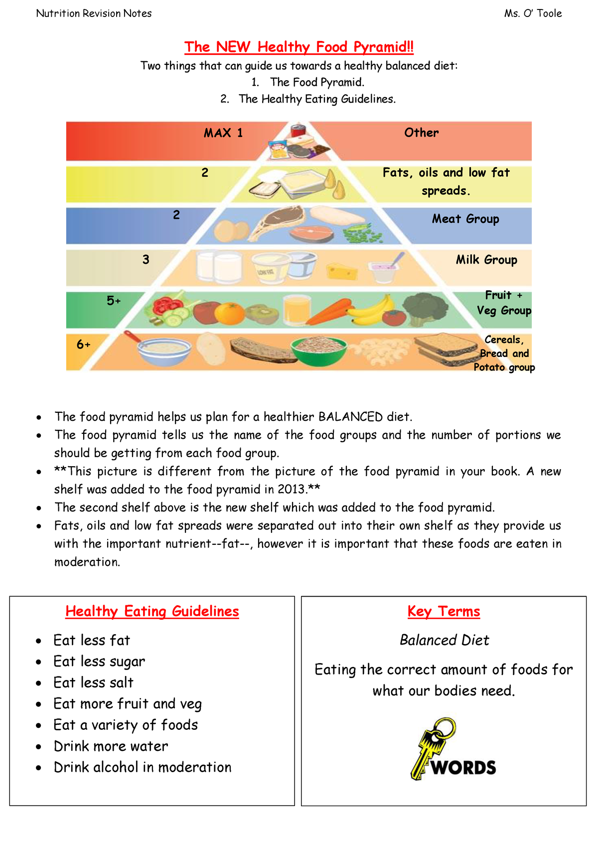 Centre for Health Protection - The Food Pyramid – A Guide to a Balanced Diet