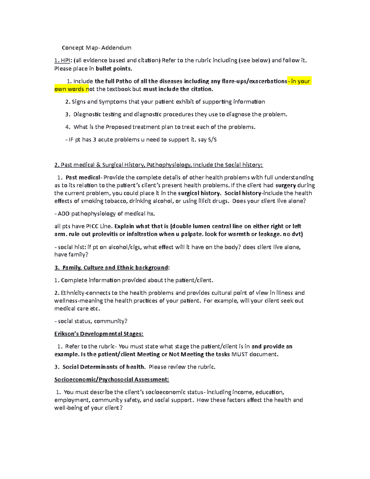 Concept Map Tips (1) (1) (1) Concept Map Addendum HPI (all evidence