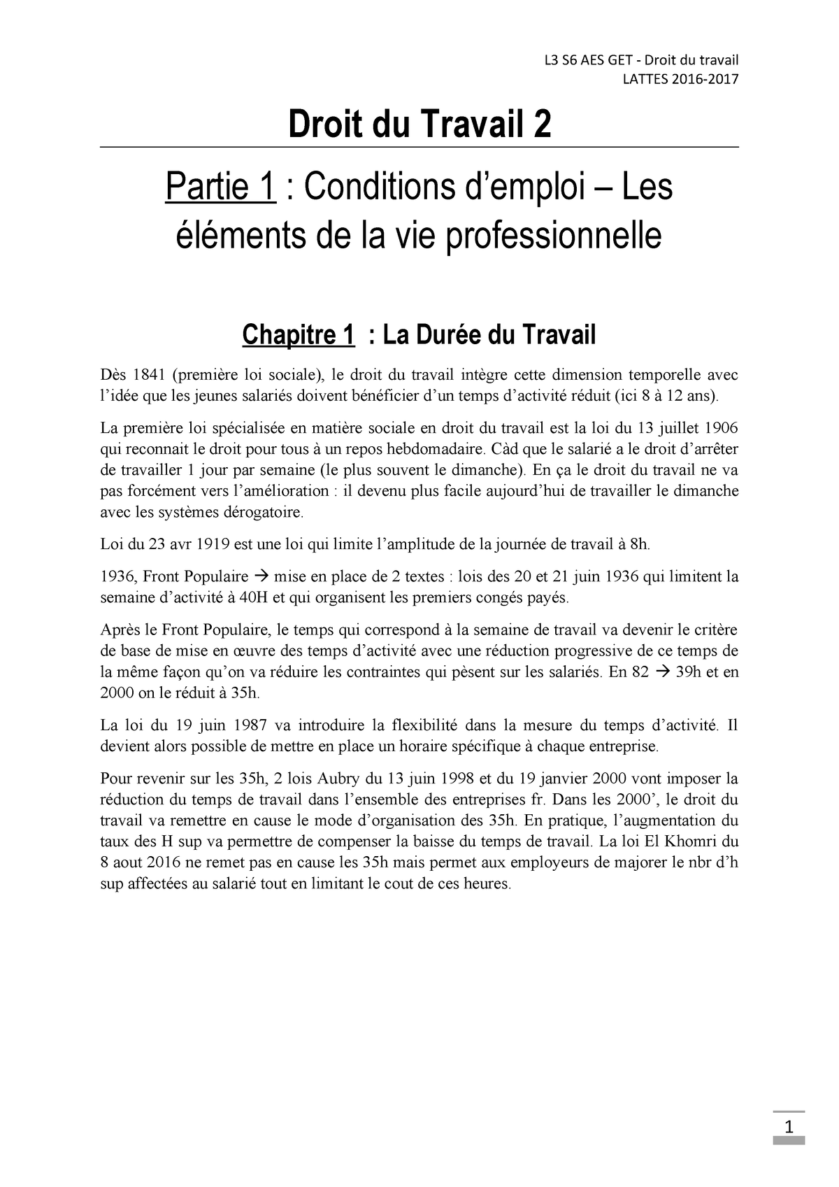 dissertation juridique droit du travail