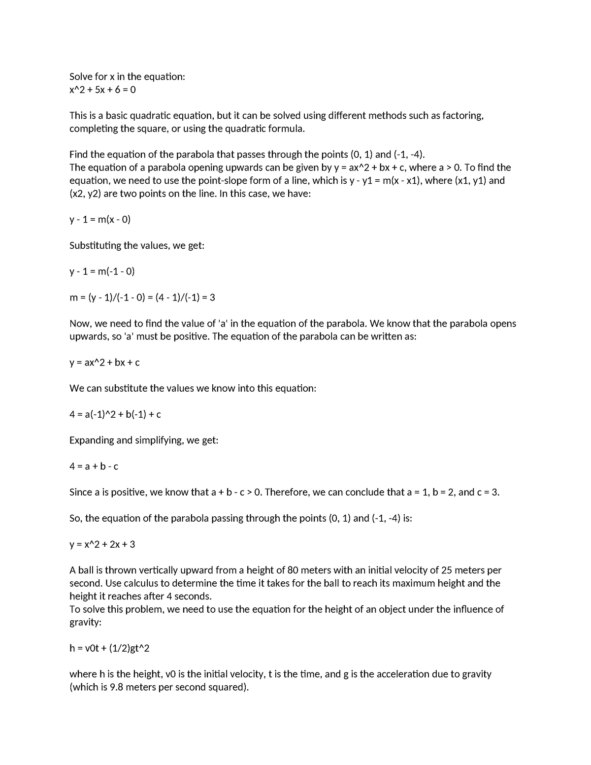 solve-for-x-in-the-equation-find-the-equation-of-the-parabola-that