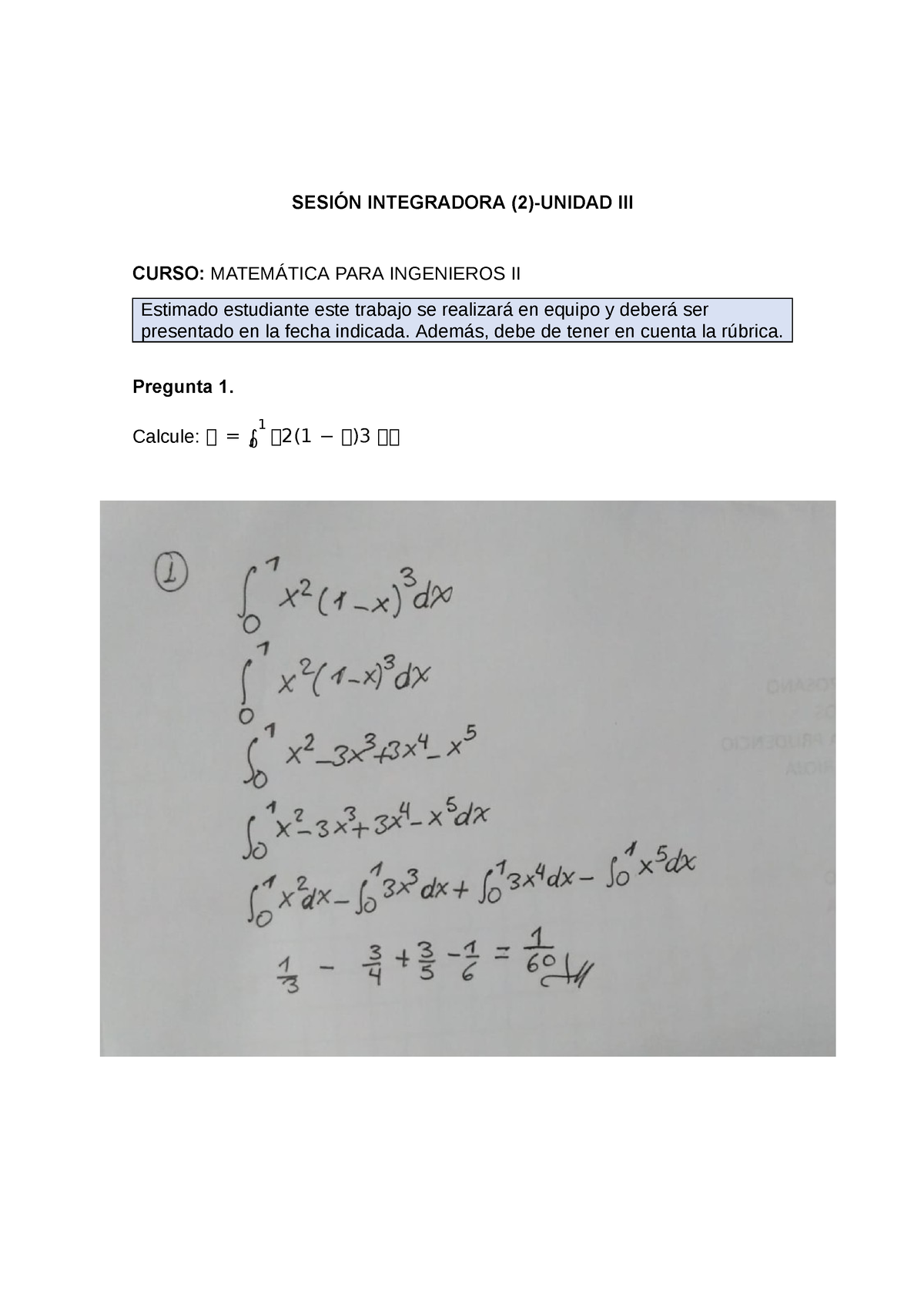 Sesion Integradora 2 - SESIÓN INTEGRADORA (2)-UNIDAD III CURSO ...