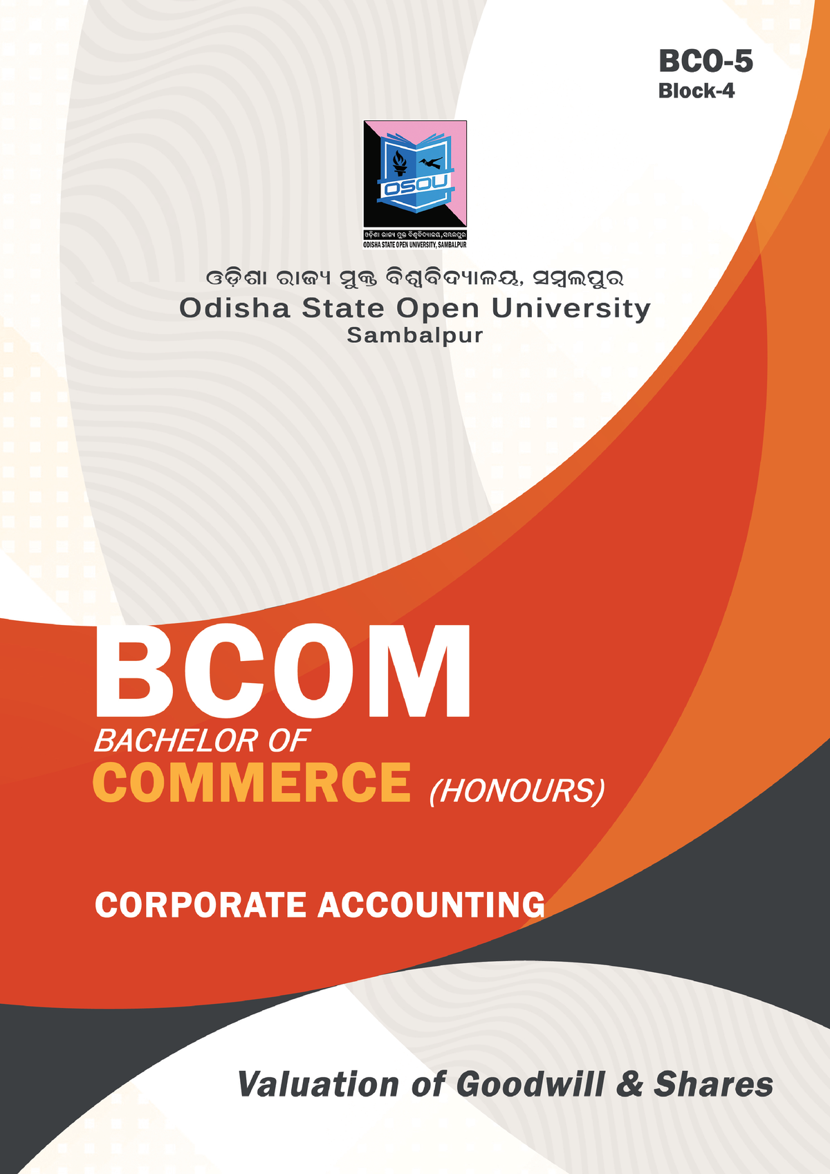 BCOM-05- Block-04 Copy - BCO 05: CORPORATE ACCOUNTING COURSE PREPARED ...