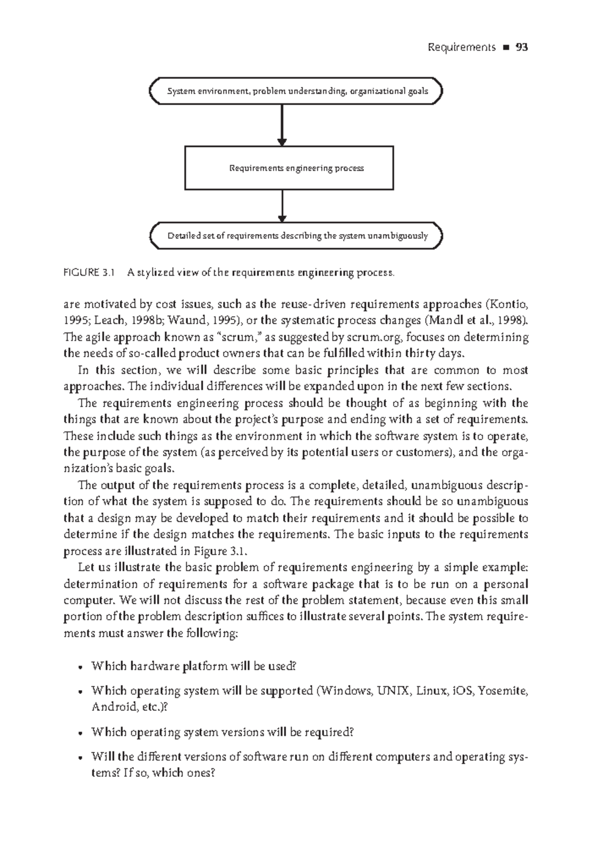Introduction to software engineering - Requirements 93 are motivated by ...