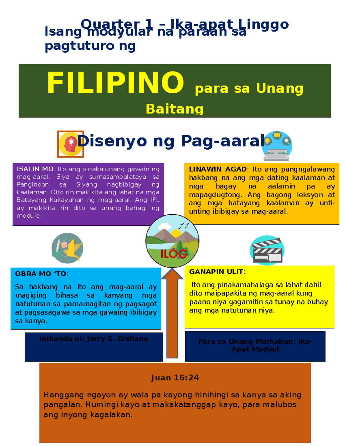 Filipino 1 Module 4 Revised - Isang modyular na paraan sa pagtuturo ng ...