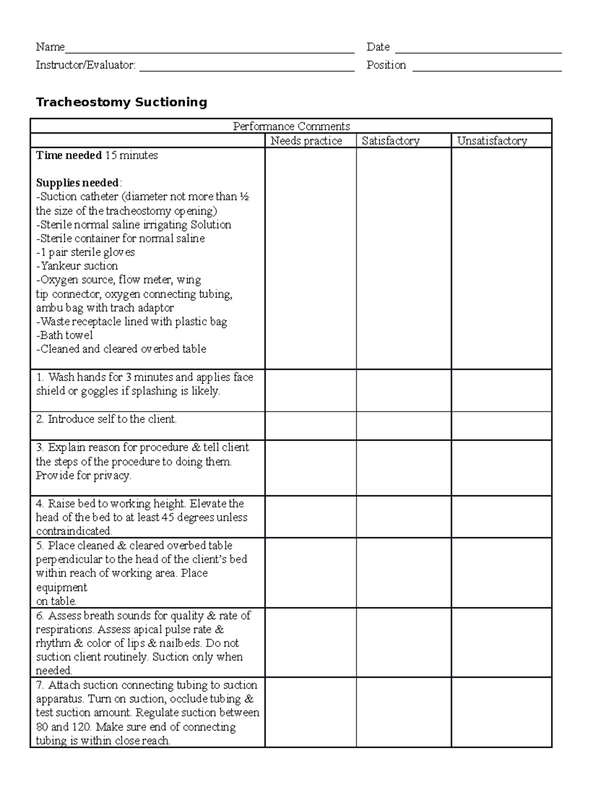 Revised trach suction docx - Name ...