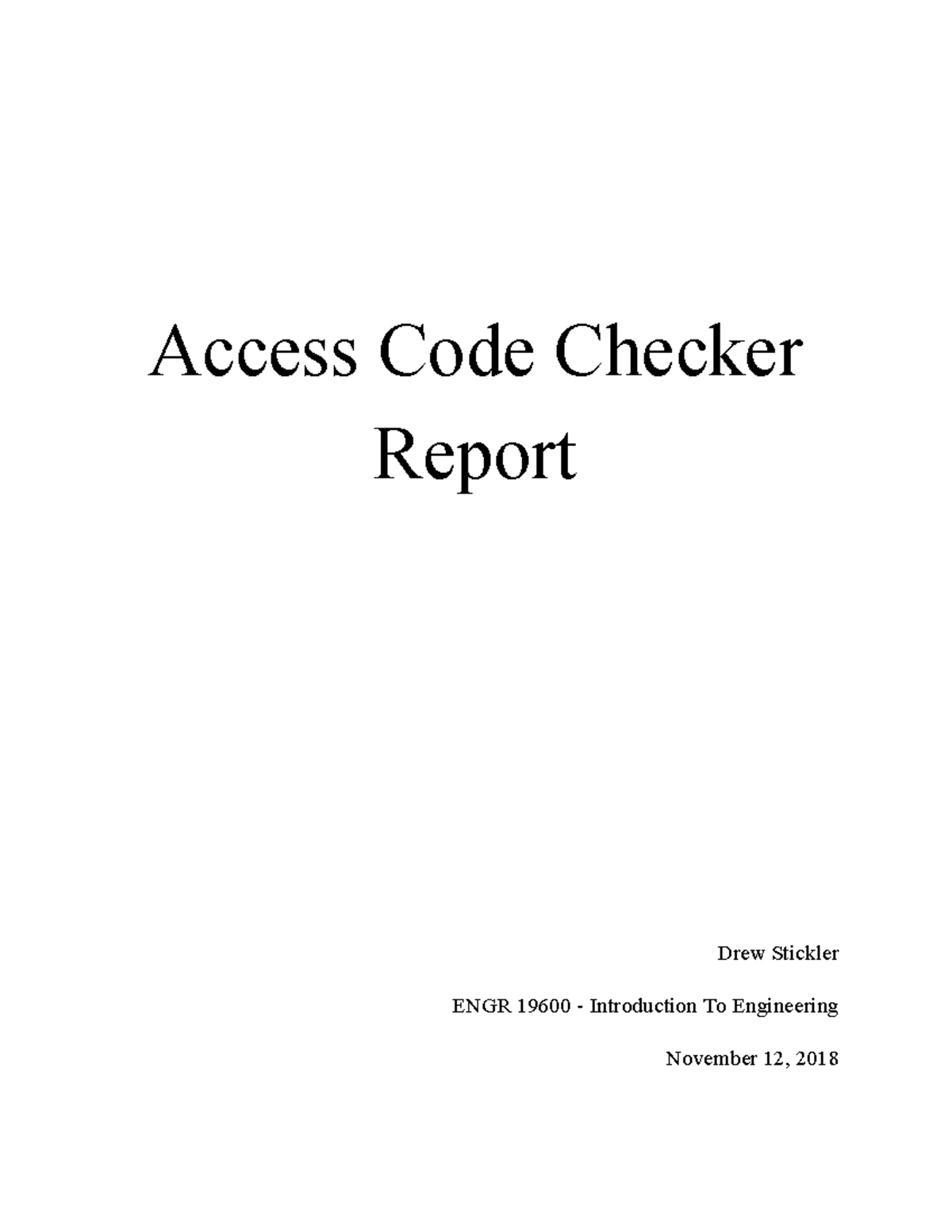 access-code-checker-experiment-report-access-code-checker-report-drew