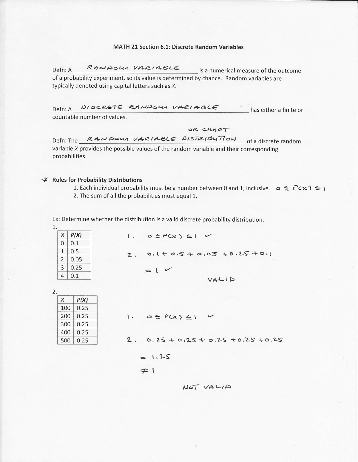 Chapter 6.1 Notes - MATH 021 - Studocu