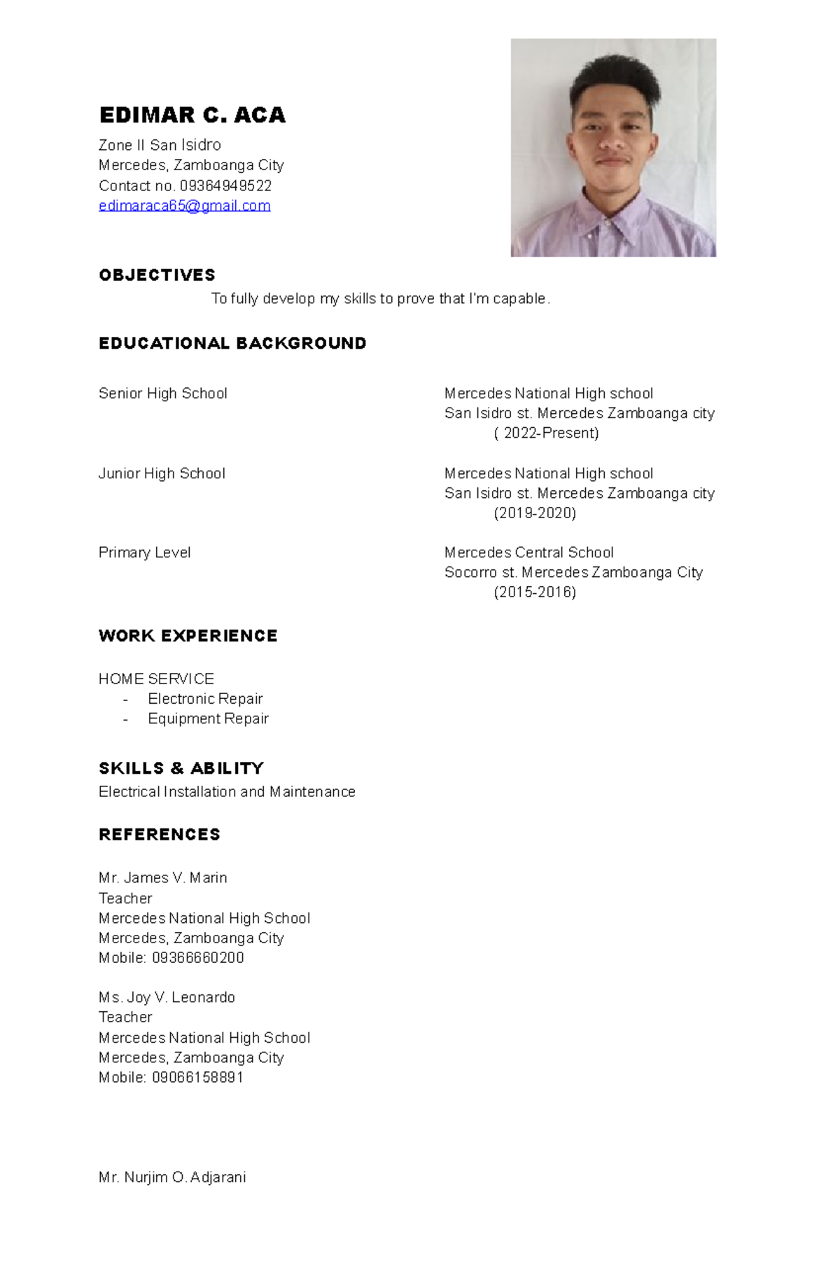 MY Resume practice myself EDIMAR - Thumb 1200 1835 