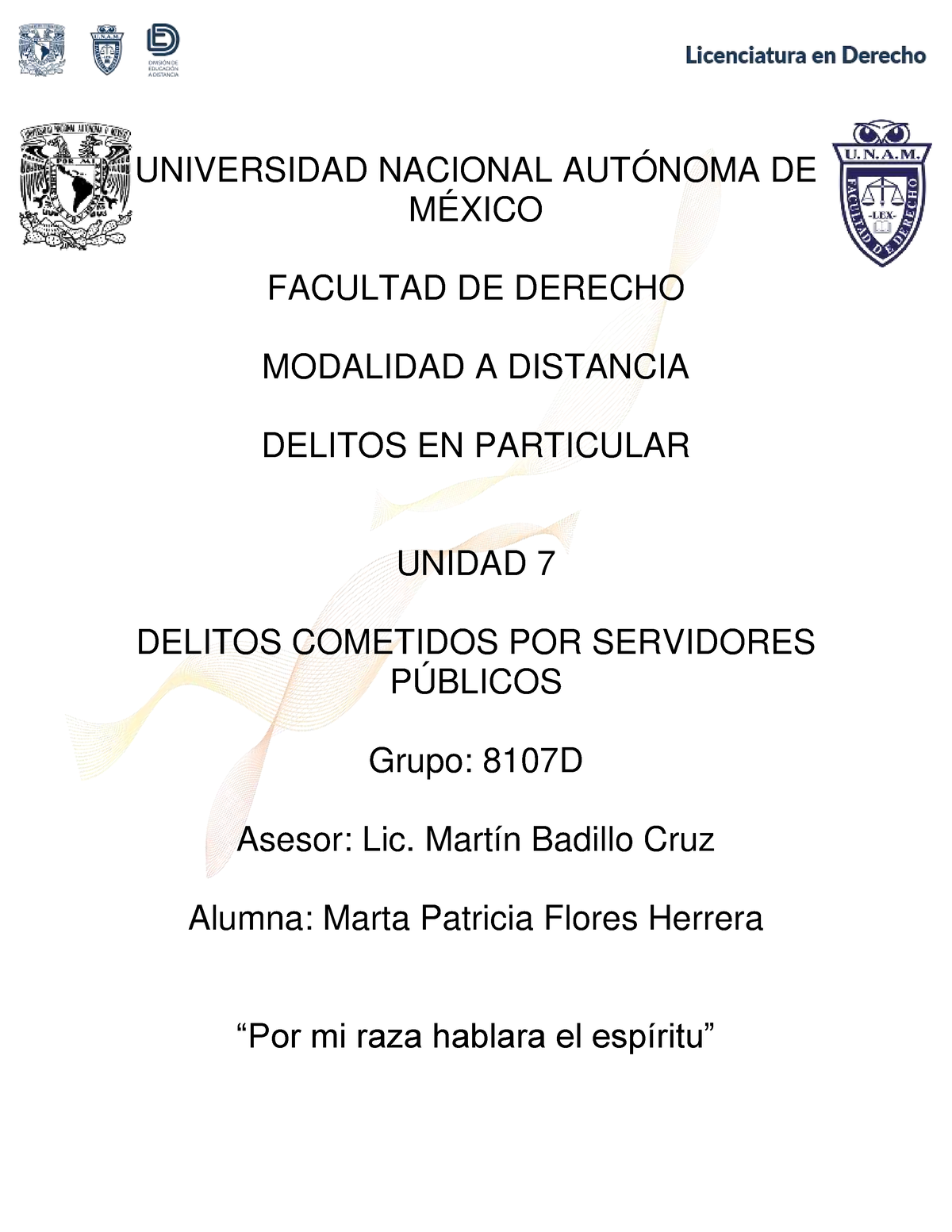 A2U7 DELITOS EN PARTICULAR - UNIVERSIDAD NACIONAL AUTÓNOMA DE MÉXICO ...