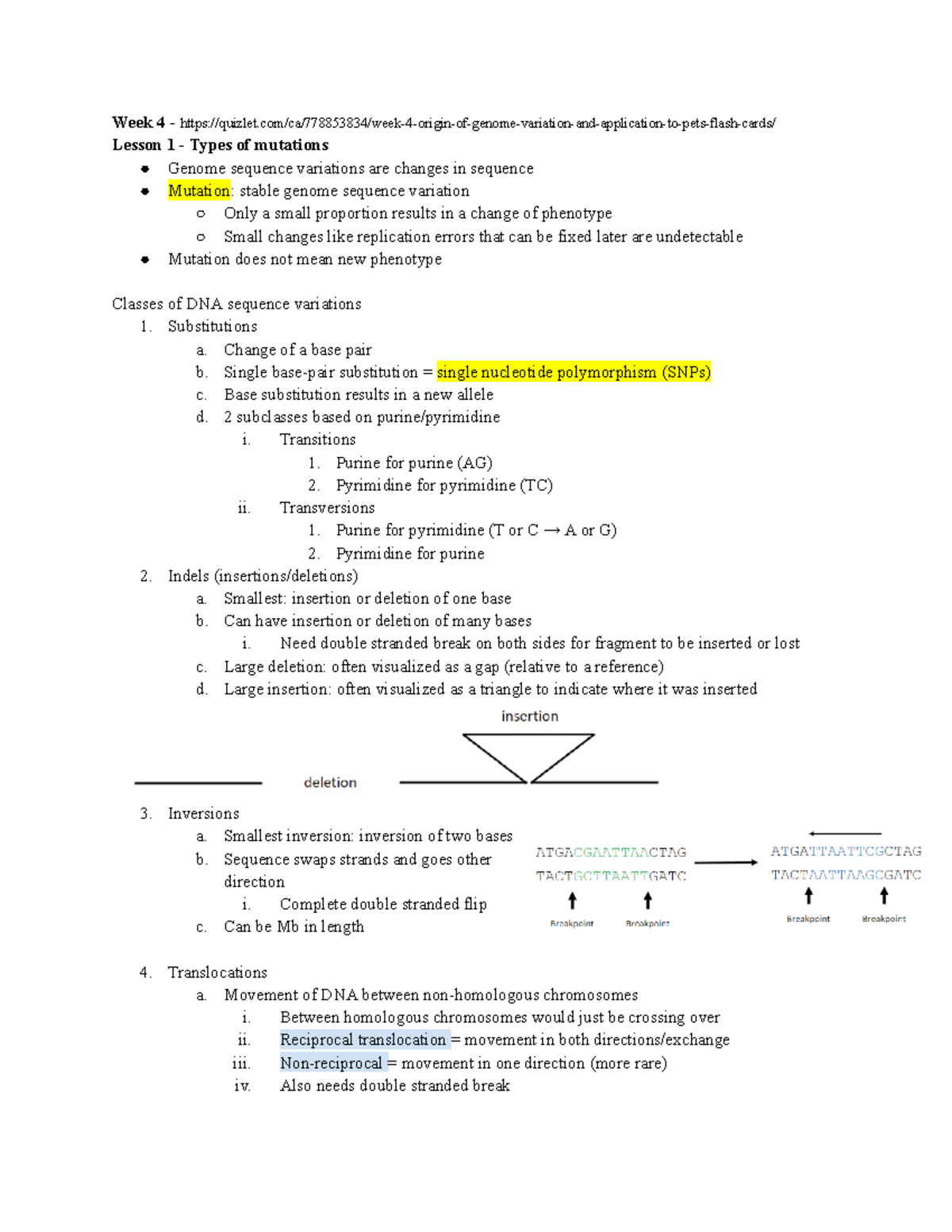 Test 2 block - Week 4 - - Studocu